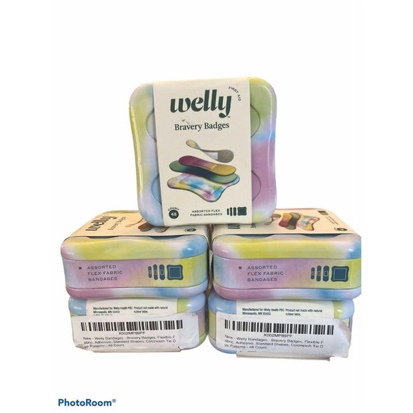 Welly Bandages - Bravery Badges, Colorwash Tie Dye - Picture 2 of 5